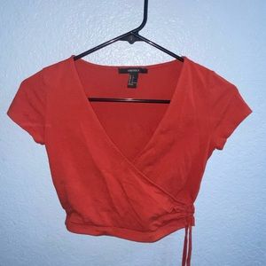 F21 Cropped Shirt